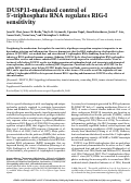 Cover page: DUSP11-mediated control of 5′-triphosphate RNA regulates RIG-I sensitivity