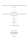 Cover page: Creating Cultures of Piety: Secularism, Mobility, Gender and the IHL Schools in Turkey 1951- 2010