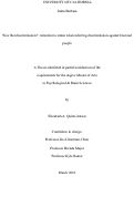 Cover page: Was that discrimination?: Attention to status when inferring discrimination against bisexual people