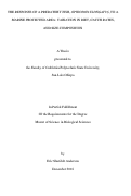 Cover page of The response of a predatory fish, Opiodon elongatus, to a marine protected area: variation in diet, catch rates, and size composition