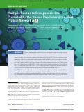 Cover page: Multiple Routes to Oncogenesis Are Promoted by the Human Papillomavirus-Host Protein Network.