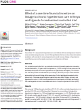 Cover page: Effect of a one-time financial incentive on linkage to chronic hypertension care in Kenya and Uganda: A randomized controlled trial