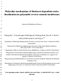 Cover page: Molecular mechanisms of thickness-dependent water desalination in polyamide reverse-osmosis membranes
