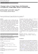 Cover page: Chemoprevention of colonic polyps with balsalazide: an exploratory, double-blind, placebo-controlled study.