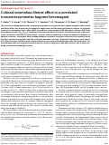 Cover page: Colossal anomalous Nernst effect in a correlated noncentrosymmetric kagome ferromagnet