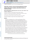 Cover page: Initial Steps Towards a Clinical FLASH Radiotherapy System: Pediatric Whole Brain Irradiation with 40 MeV Electrons at FLASH Dose Rates