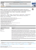 Cover page: Efficacy and safety of two incobotulinumtoxinA injection intervals in cervical dystonia patients with inadequate benefit from standard injection intervals of botulinum toxin: Phase 4, open-label, randomized, noninferiority study