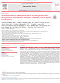 Cover page: Clinical Research on Transcatheter Aortic Valve Replacement for Bicuspid Aortic Valve Disease: Principles, Challenges, and an Agenda for the Future.