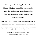 Cover page: Development and Application of a Coarse-Grained Model for PNIPAM by Iterative Boltzmann Inversion and Its Combination with Lattice Boltzmann Hydrodynamics