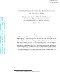 Cover page: Custodial symmetry and the triviality bound on the Higgs mass