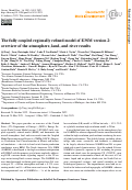 Cover page: The fully coupled regionally refined model of E3SM version 2: overview of the atmosphere, land, and river results