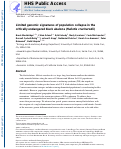 Cover page: Limited genomic signatures of population collapse in the critically endangered black abalone (Haliotis cracherodii).