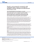 Cover page: Operative versus nonoperative treatment for adult symptomatic lumbar scoliosis at 5-year follow-up: durability of outcomes and impact of treatment-related serious adverse events.