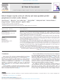 Cover page: Initial changes in peak aortic jet velocity and mean gradient predict progression to severe aortic stenosis.