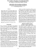 Cover page: The Cognitive Advantages of Counting Specifically: An Analysis of Polynesian Number Systems