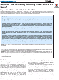 Cover page: Impaired Limb Shortening following Stroke: What’s in a Name?