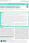 Cover page: Utility of anaerobic bottles for the diagnosis of bloodstream infections