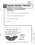 Cover page: EQUIVALENT SPHERE ILLUMINATION AND VISIBILITY LEVELS