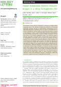 Cover page: Natural hybridization between divergent lineages in a selfing hermaphroditic fish