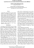 Cover page: Certain to be surprised:A preference for novel causal outcomes develops in early childhood