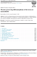 Cover page: Measure preserving diffeomorphisms of the torus are unclassifiable