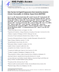 Cover page: Risk Factors for Rapid Progression From Acute Recurrent to Chronic Pancreatitis in Children: Report From INSPPIRE.