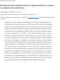 Cover page: Breaking the Structural Reinforcement: An Agent-Based Model on Cultural Consumption and Social Relations