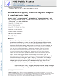 Cover page: Neural networks supporting audiovisual integration for speech: A large-scale lesion study