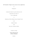 Cover page: RF Transmitter Design for Large Antenna Array Applications
