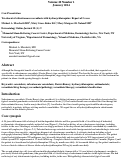 Cover page: Treatment of subcutaneous sarcoidosis with hydroxychloroquine: Report of 2 cases