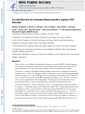 Cover page: Accelerated and accentuated neurocognitive aging in HIV infection