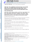 Cover page: GOG 244 - The LymphEdema and Gynecologic cancer (LEG) study: The association between the gynecologic cancer lymphedema questionnaire (GCLQ) and lymphedema of the lower extremity (LLE)