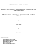 Cover page: From Quito to Kitu: A Transhistorical Analysis of Quito’s Urban Transformation from the 16th Century to the 22nd Century