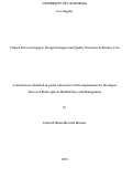 Cover page: Clinical Decision Support: Design Strategies and Quality Outcomes in Primary Care