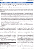 Cover page: An Integrative Model of Physiological Traits Can be Used to Predict Obstructive Sleep Apnea and Response to Non Positive Airway Pressure Therapy