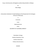 Cover page: Essays in the Economics of Emigration and the Lifecycle Deficit in Ethiopia