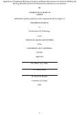 Cover page: Application of Traditional Methods of Analysis and Modern Proteomics to Evaluate the Malting and Brewing Potential of the Novel Grain Kernza (Thinopyrum intermedium)