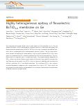 Cover page: Highly heterogeneous epitaxy of flexoelectric BaTiO3-δ membrane on Ge