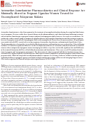 Cover page: Artemether-Lumefantrine Pharmacokinetics and Clinical Response Are Minimally Altered in Pregnant Ugandan Women Treated for Uncomplicated Falciparum Malaria