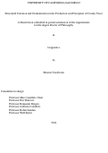 Cover page: Structured Variation and Normalization in the Production and Perception of Creaky Voice