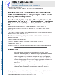 Cover page: Daily pain and opioid administration in hospitalized patients with cancer: the importance of psychological factors, recent surgery, and current opioid use.