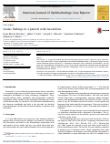 Cover page: Ocular findings in a patient with fucosidosis