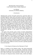 Cover page: The interaction of tone and stress in the prosodic system of Iquito (Zaparoan, Peru)