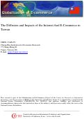 Cover page: The Diffusion and Impacts of the Internet and E-commerce in Taiwan