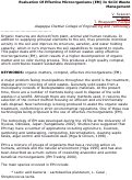 Cover page: Technical Note: Evaluation of Effective Microorganisms (EM) In Solid Waste Management