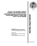 Cover page: Effects Of Global Climate Changes On Building Energy Consumption And Its Implications On Building Energy Codes And Policy In California