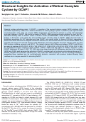 Cover page: Structural Insights for Activation of Retinal Guanylate Cyclase by GCAP1