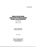 Cover page: Reducing Transit-Bus Emissions: Comparative Costs and Benefits of Methanol, Particulate Traps, and Fuel Modification