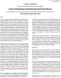 Cover page: A Case of Enterobacter Bacteremia after Nasal Polyp Removal