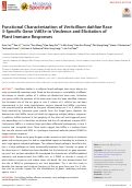 Cover page: Functional Characterization of Verticillium dahliae Race 3-Specific Gene VdR3e in Virulence and Elicitation of Plant Immune Responses.